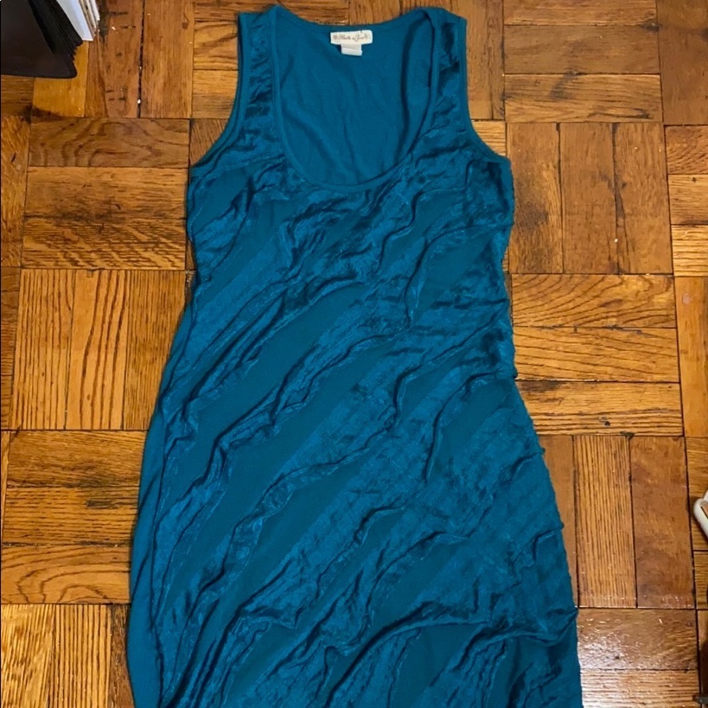 Belle du Jour blue ruffled dress